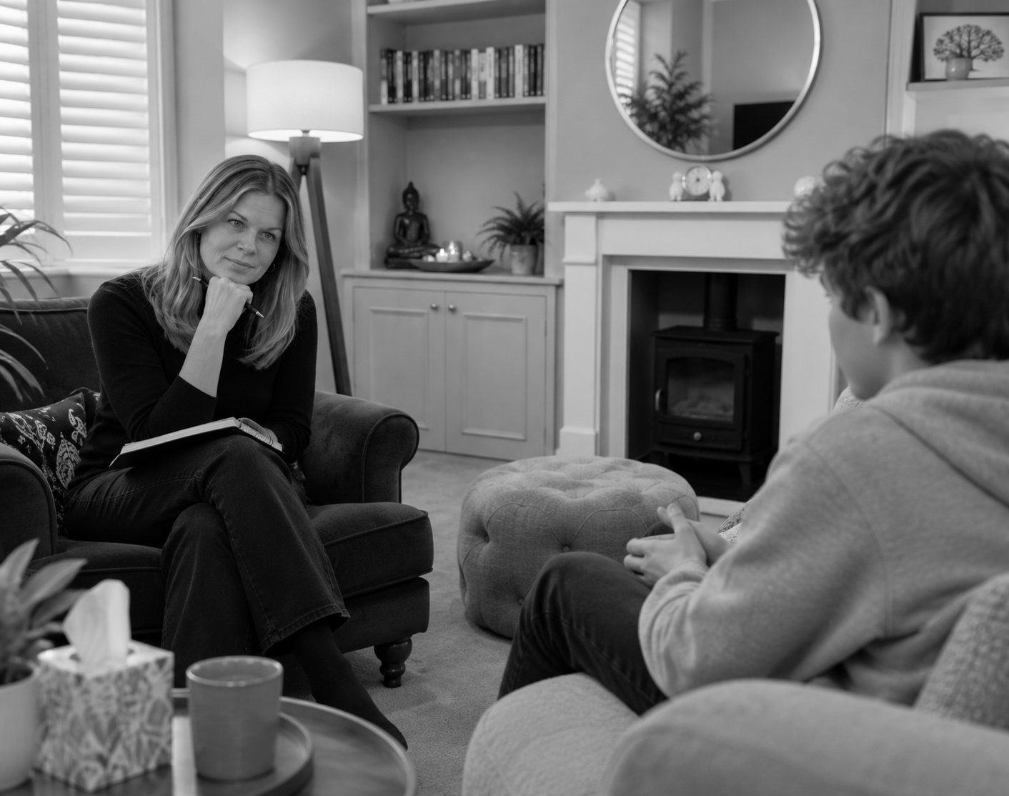 Teenager in counselling
